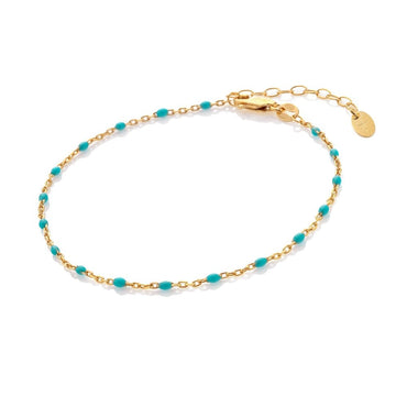 Hot Diamonds X Golden Edit Ocean Bracelet - Turquoise