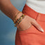 Hot Diamonds Tasha Ghouri Gold Plate Statement Link Bracelet