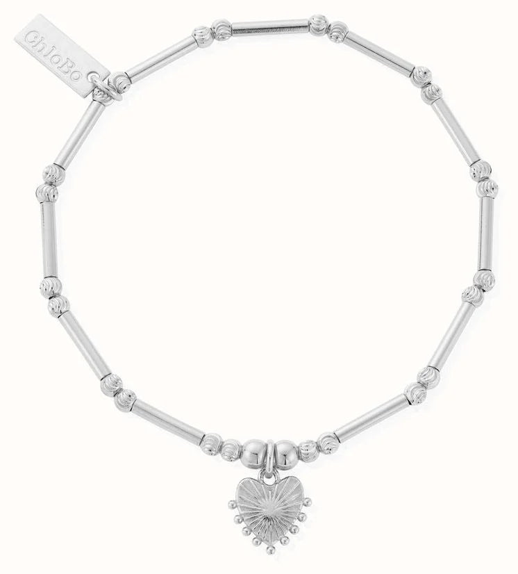 Chlobo Dainty Moon Cut Sparkle Glowing Beauty Bracelet