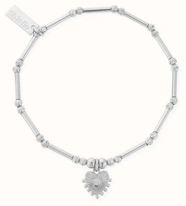 Chlobo Dainty Moon Cut Sparkle Glowing Beauty Bracelet