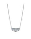 Pandora Halo Heart Trilogy Collier Necklace