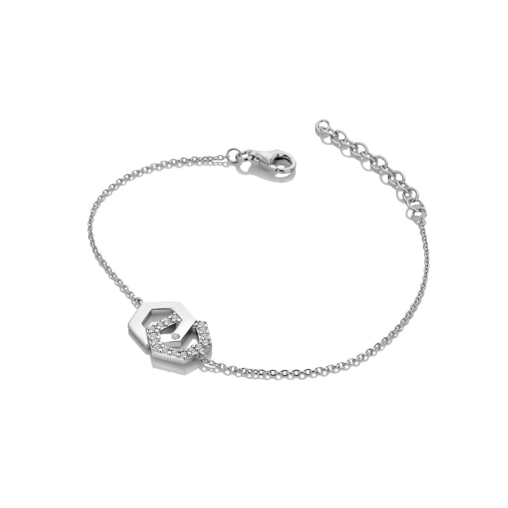 Hot Diamonds Hexagon Bracelet