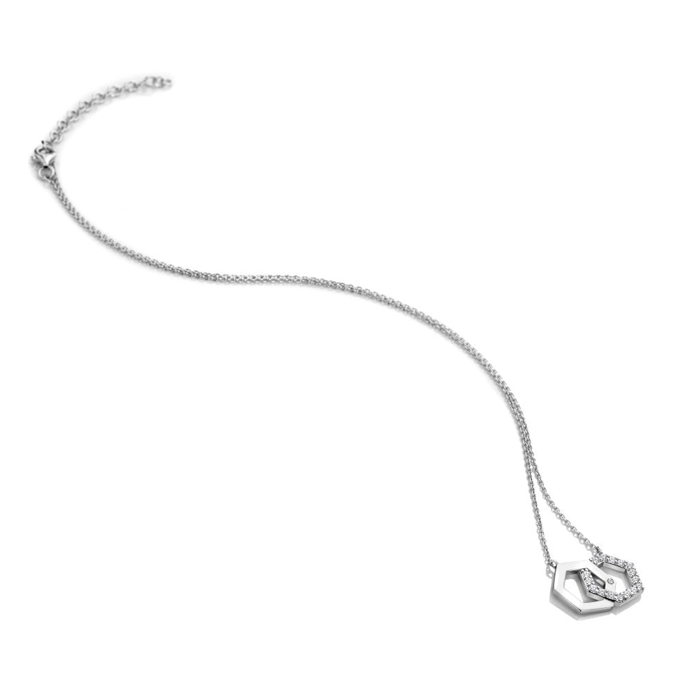 Hot Diamonds Hexagon Necklace