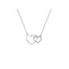 Hot Diamonds Double Heart Necklet