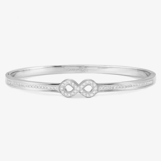 Nomination Infinity Cubic Zirconia Bangle