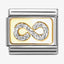 Nomination Gold Glitter Infinity Composable Link