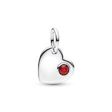 Pandora Dangle Heart Birthstone Charms