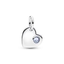 Pandora Dangle Heart Birthstone Charms
