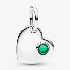 Pandora Dangle Heart Birthstone Charms