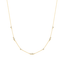 Ania Haie Gold Plated Sparkling Bezel Station Necklace