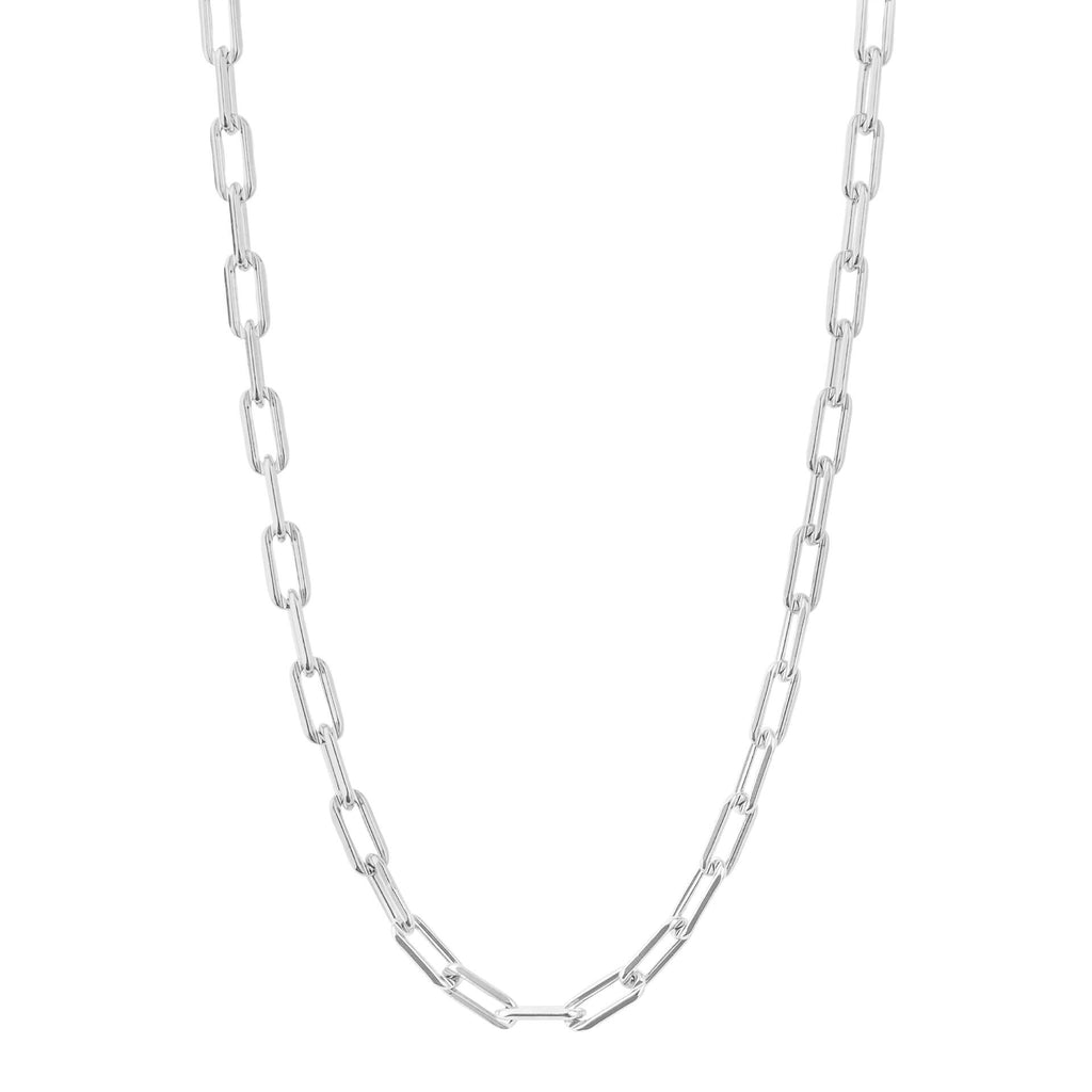 Silver Open Link Chain