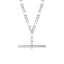 Silver T-Bar Chain Necklet