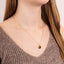 Diamonfire Gold Plated Disc & CZ Pendant