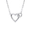 Silver Heart Connection Necklace