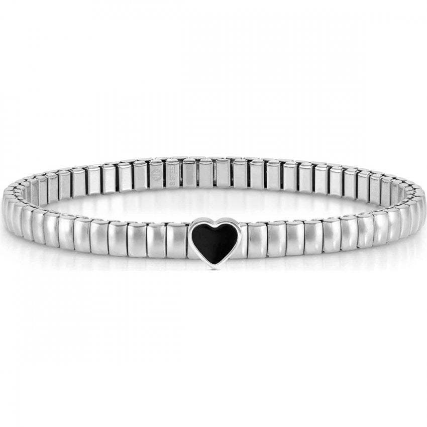 Nomination Extension Black Heart Bracelet