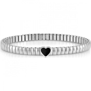 Nomination Extension Black Heart Bracelet