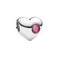 Pandora Birthstone Heart Charms