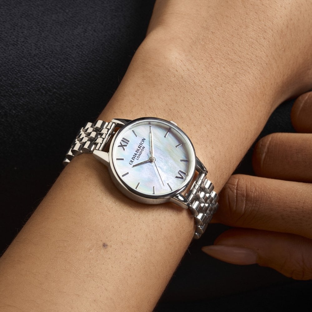 Olivia Burton Classic 30mm Ladies Watch Mother Of Pearl