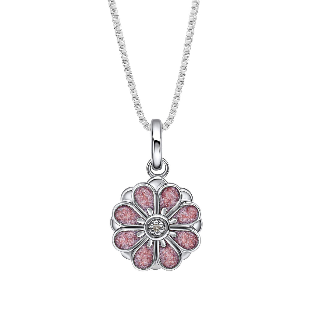Children's Pink Flower Necklace