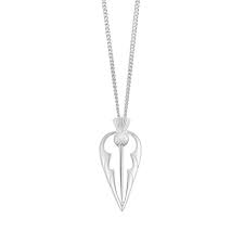 Sheila Fleet Silver Thistle Pendant