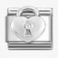 Nomination Silver Heart Padlock Composable Link