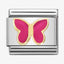 Nomination Fuchsia Butterfly Composable Link