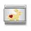 Nomination Bunny with Love Heart Composable Link