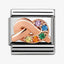 Nomination Rose Gold Rainbow CZ Knot Link