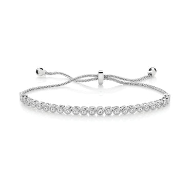 Silver & Co Rub Over CZ Bracelet