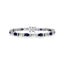 Silver & Co Coloured Cubic Zirconia Tennis Bracelet