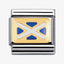 Nomination Scottish Flag Gold Enamel Link