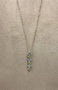 Pre-loved 9ct Blue & Green Stone Pendant
