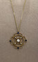 Vintage 9ct Pearl & Sapphire Pendant