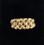 Vintage 9ct Woven Double Row Ring