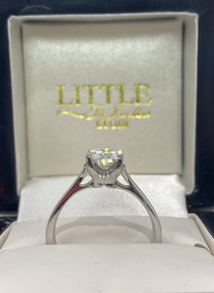 Pre-Loved 18ct White Gold 1.25ct Diamond Solitaire Ring
