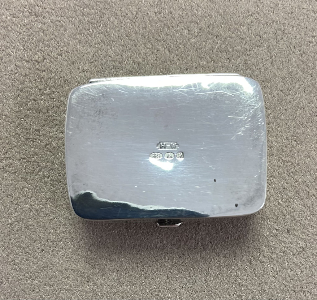 Vintage Silver Pill Box