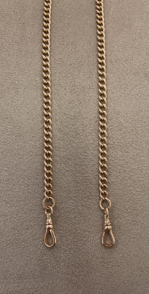 Vintage 9ct Rose Gold Graduated Chain