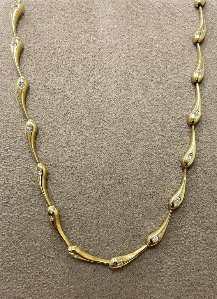 Vintage 18ct Diamond Necklet