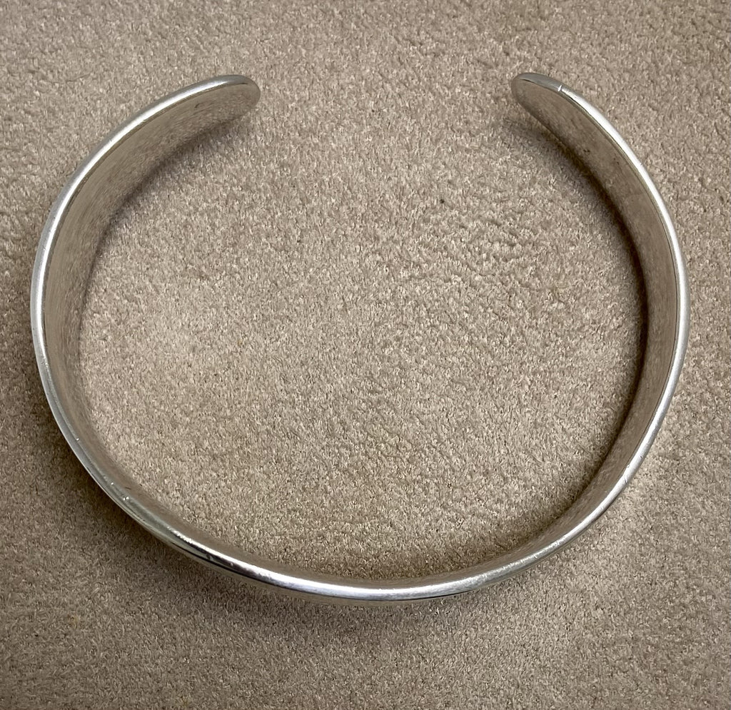 Pre-Loved Silver Diamond Cuff Bangle