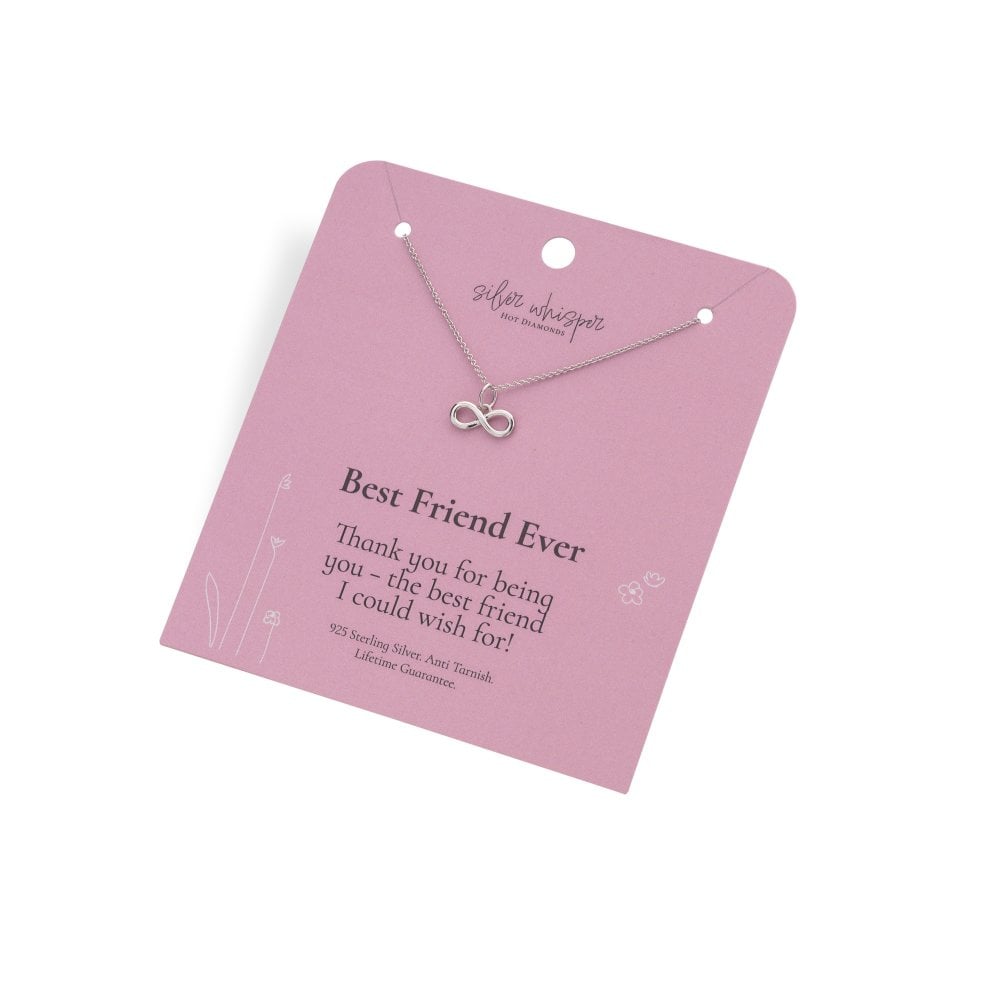 Silver Whisperer "Best Friend Ever" Necklace