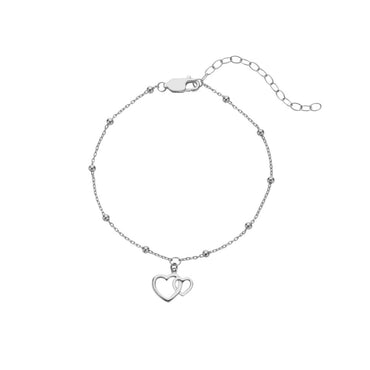 Silver Whisper 'Mother & Daughter' Bracelet