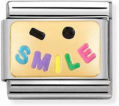 Nomination Gold Smile Composable Link