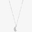 Chlobo Bobble Chain Heart In Feather Necklace