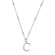 Chlobo Silver Initial pendants