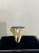 Vintage 9ct Lapis Lazuli Signet Ring