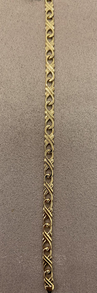 Pre-Loved 9ct X-O Bracelet