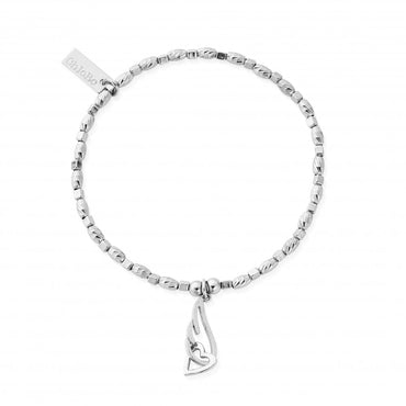 Chlobo Interlocking Heart & Angel Wing Bracelet