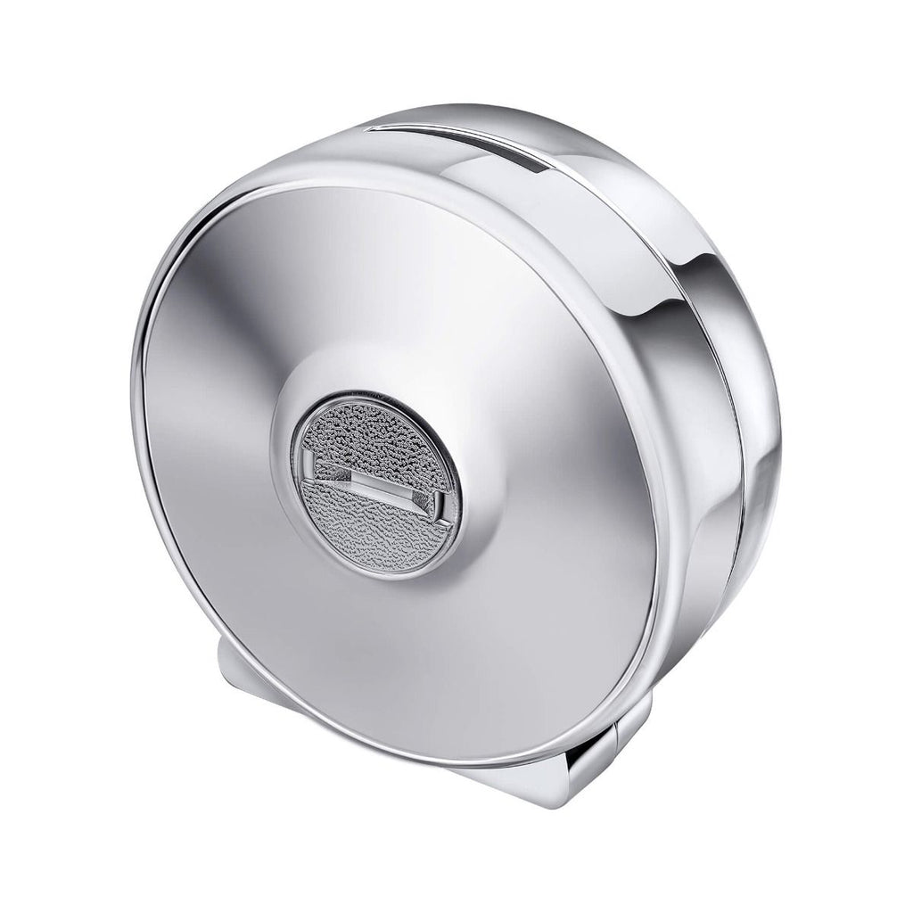 Silver Plated Teddy Moon & Stars Money Box