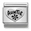 Nomination CLASSIC Silvershine Oxidised Symbols Auntie Heart Charm