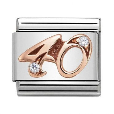Nomination Rose Gold 40 CZ Composable Link